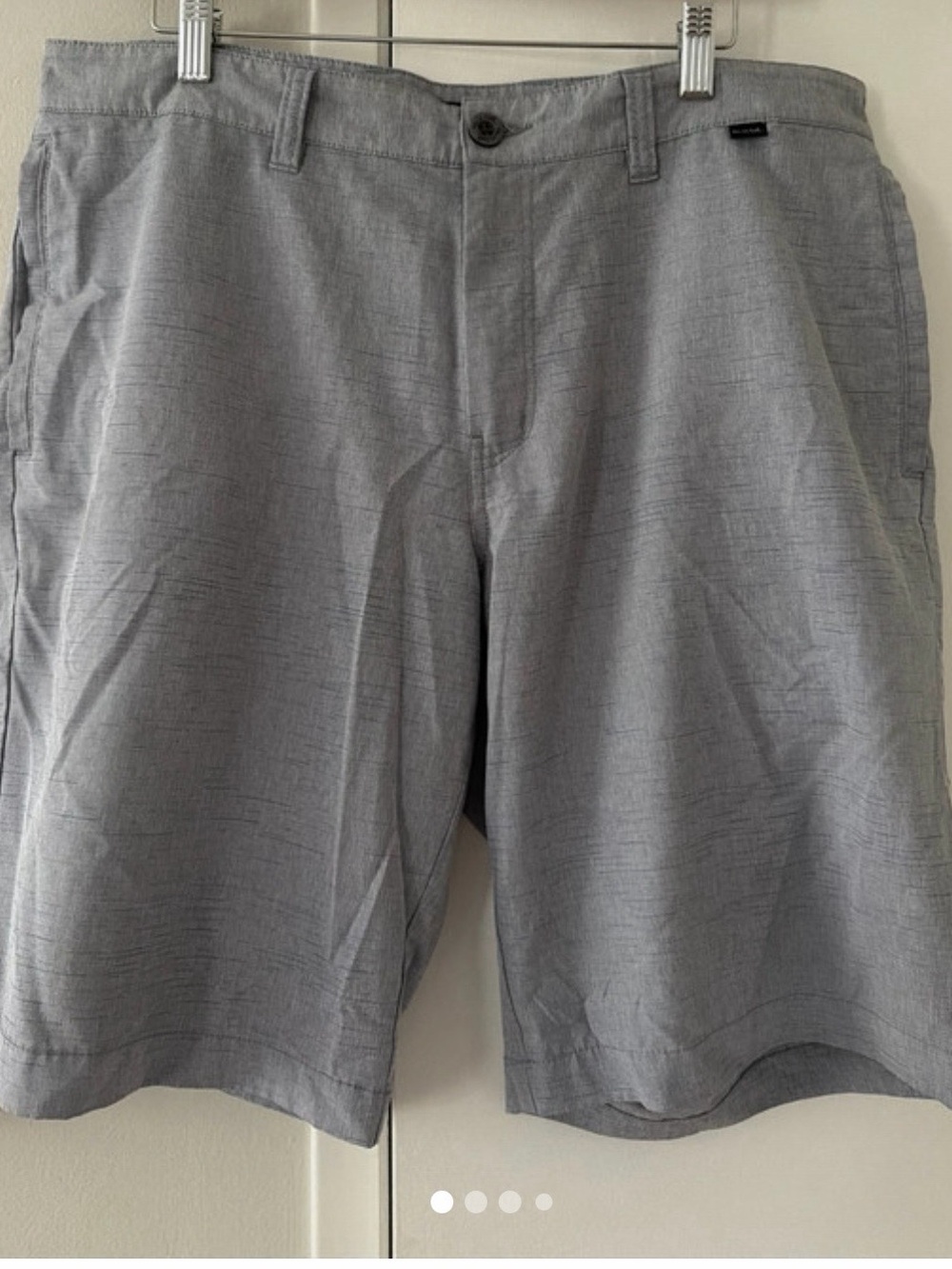 Travis Mathew Light Gray Flat-Front Men's Shorts